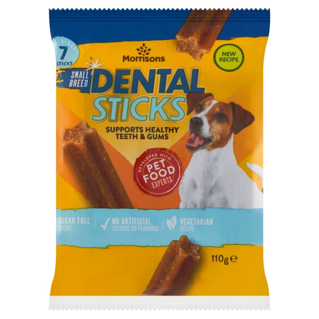 Morrisons 7 Small Breed Dental Sticks 110g