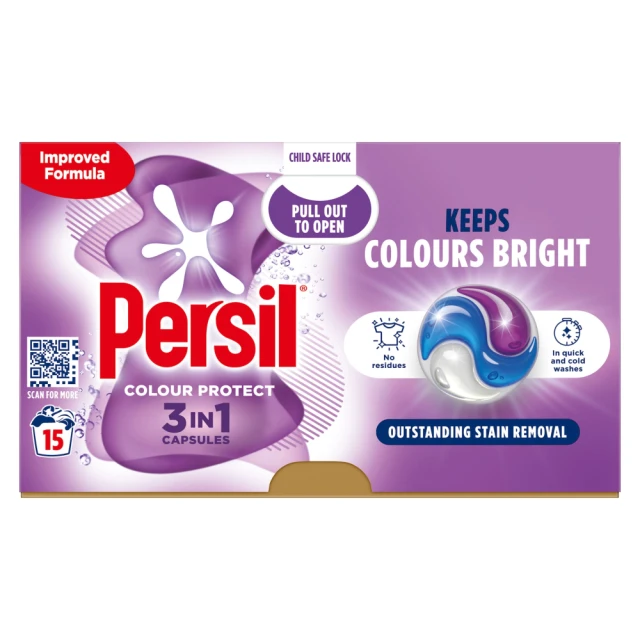 Persil  3 in 1 Washing Capsules Colour Protect 15 washes