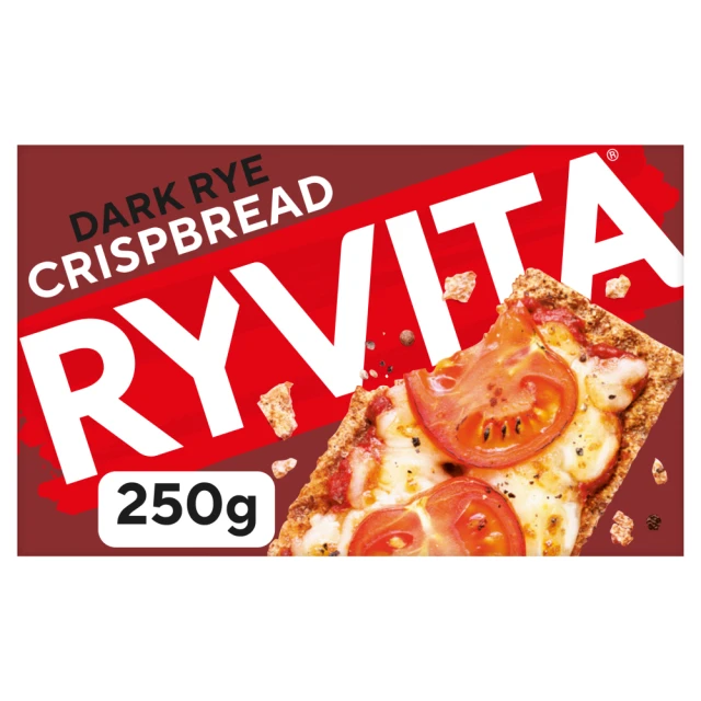 Ryvita Dark Rye Crunchy Rye Breads 250g