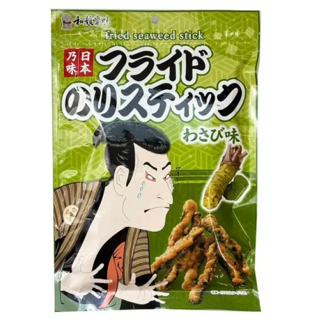 Ichiei Fried Seaweed Sticks Wasabi Flavour 130g/pack 一榮 炸海苔芥末味 130g/袋