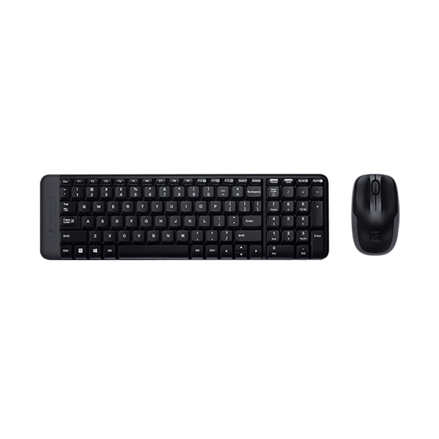 LOGITECH Combo MK220 Wireless Keyboard & Mouse Set (US International) - Black (HK Version)