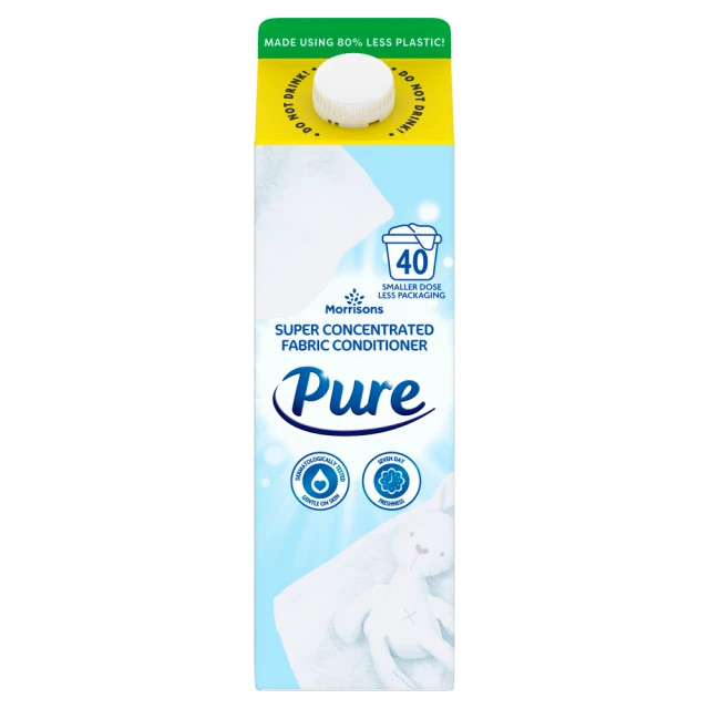 Morrisons Pure Super Concentrated Fabric Conditioner 1L