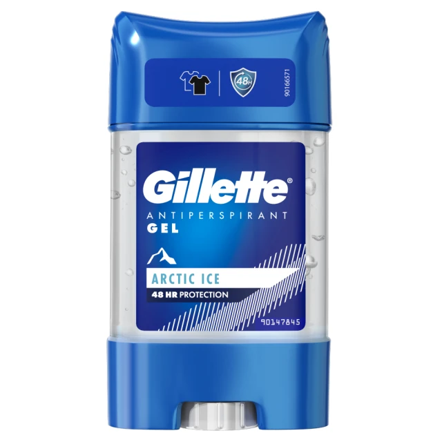 Gillette Clear Gel Arctic Ice Antiperspirant Deodorant 70ml, 48H Protection