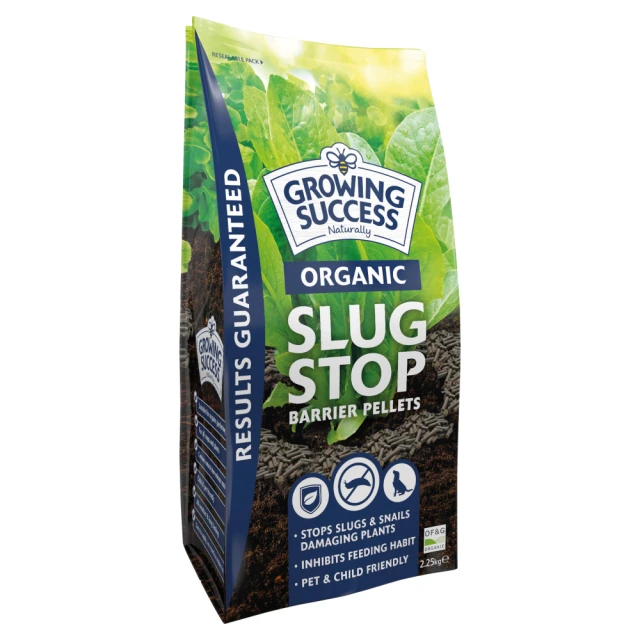 Growing Success Organic Slug Stop Pellet Barrier Pouch 3.5L