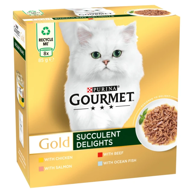 Gourmet Gold Succulent Delights 8 x 85g