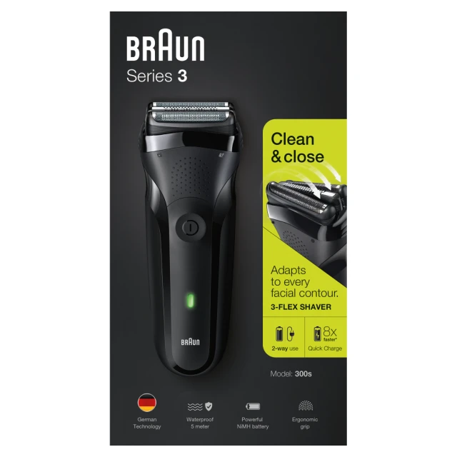 Braun Shaver S300 Black