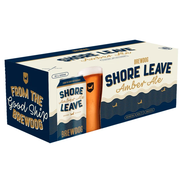 Brewdog Shore Leave Amber Ale 10 x 440 ml